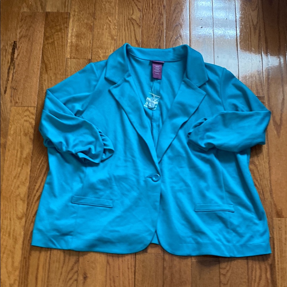 Beverly Drive Blue Blazer Lightweight Suit Jacket